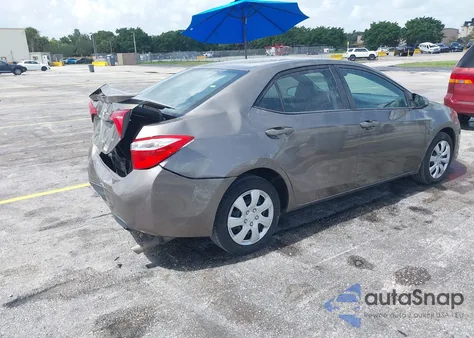 2018 Toyota Corolla Le из США, поврежденный, VIN 2T1BURHE3JC105365